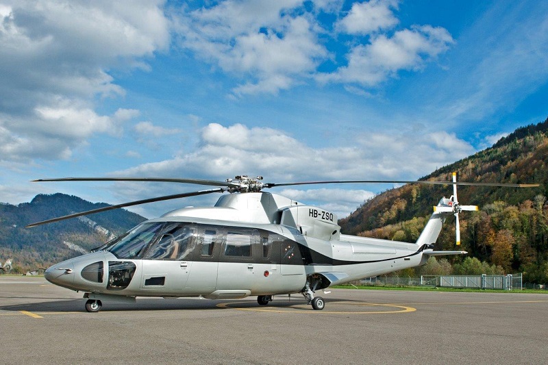 Sikorsky-76 Como executive helicopter charter